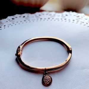 Anne Klein Crystal Rose Gold Bracelet
